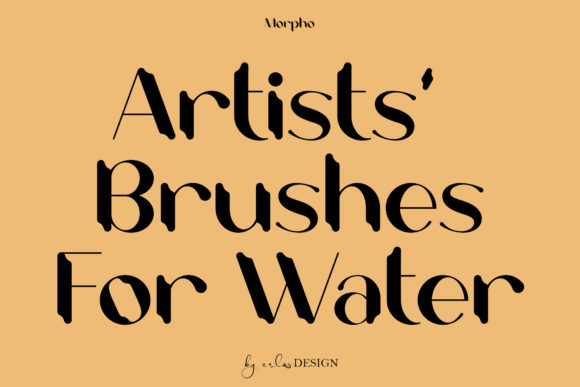 Morpho Font PNG with transparent background - Preview 6