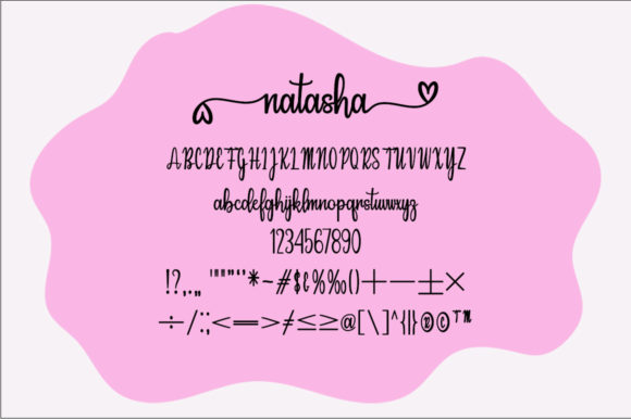 Natasha Wilona Font PNG with transparent background - Preview 4