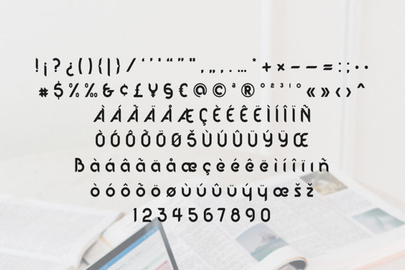 Qailbert Font PNG with transparent background - Preview 1