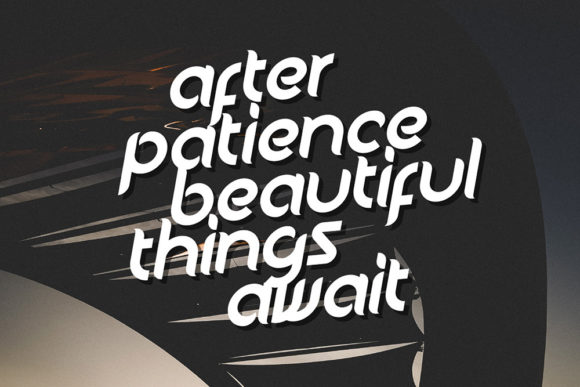 Qailbert Font PNG with transparent background - Preview 6