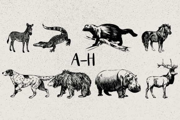 Animals Font - Preview 1