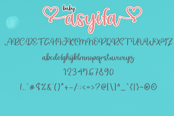 Baby Asyifa Font - Preview 1