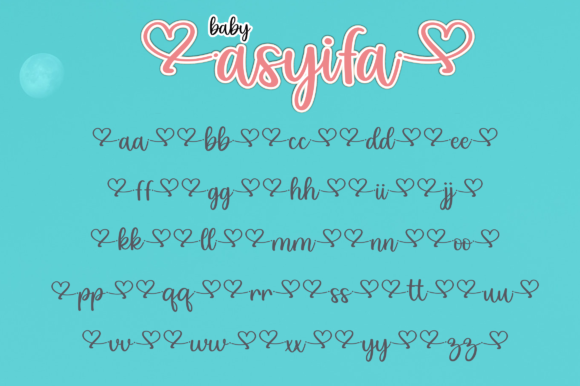 Baby Asyifa Font - Preview 2