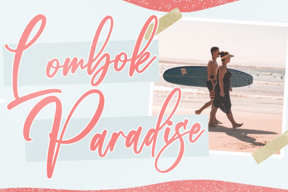 Beach Paradise Font - Preview 3