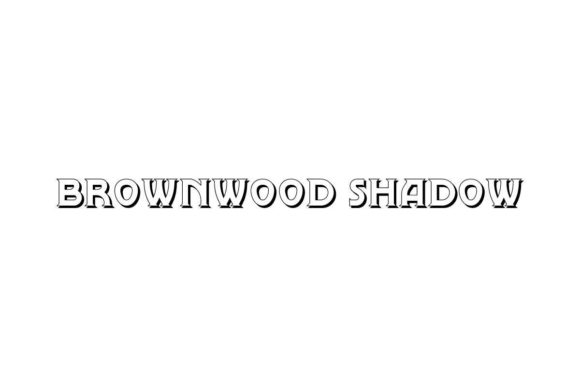 Brownwood Font - Preview 1