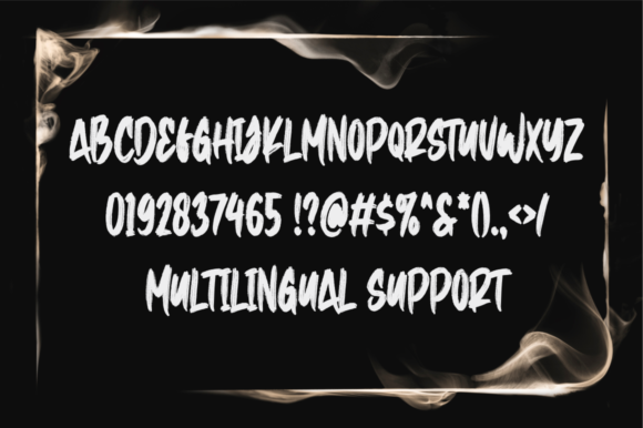 Davy Black Font PNG with transparent background - Preview 4