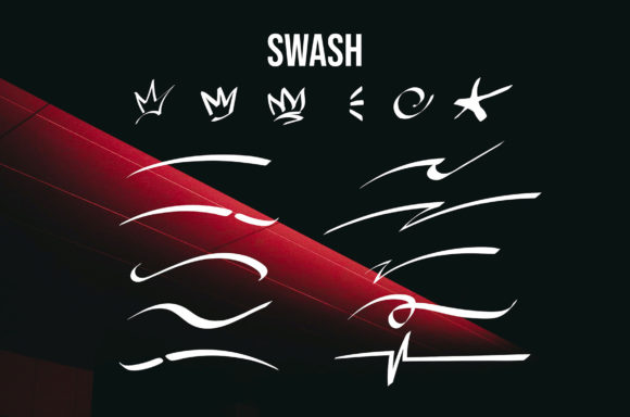 Dragon Scribble Font PNG with transparent background - Preview 2