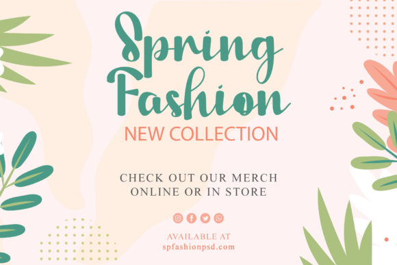 Fattia Spring Font PNG with transparent background - Preview 3