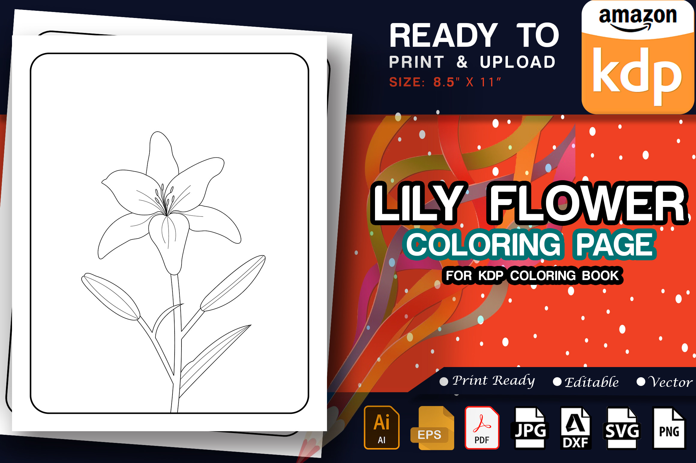 Flowers Coloring Page Graphic by Graphic_Creations · Creative Fabrica