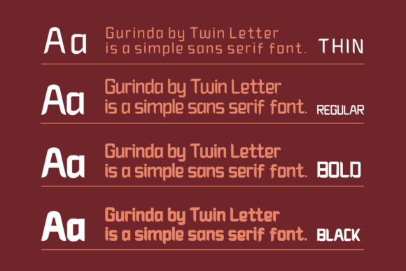 Gurinda Font - Preview 1