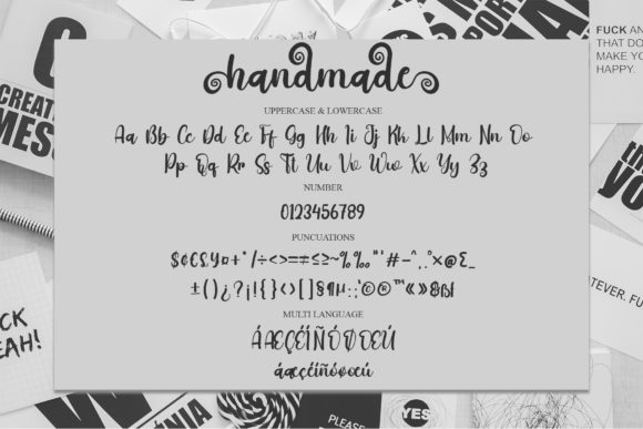 Handmade Font - Preview 4