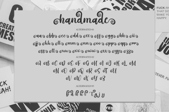 Handmade Font - Preview 5