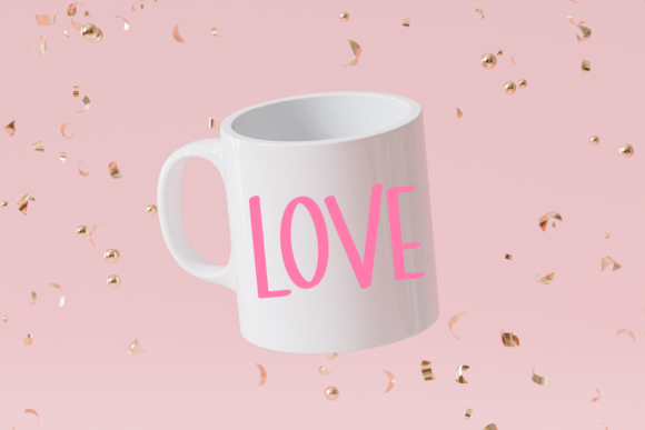 Hello Valentines Font PNG with transparent background - Preview 3
