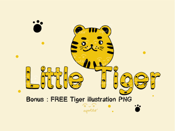 Little Fur Font font preview - 1