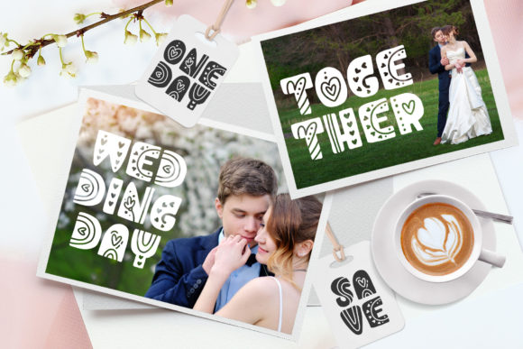 Love is Spring Font PNG with transparent background - Preview 2