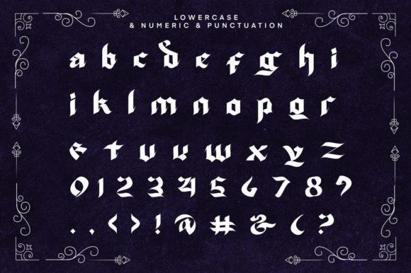 Mireda Font font preview - 6