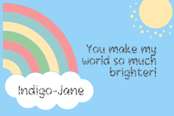 Moomilk Font PNG with transparent background - Preview 3