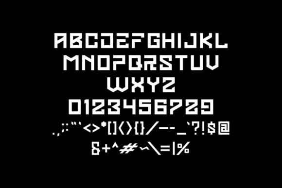 Nocturne Kraft Font PNG with transparent background - Preview 2