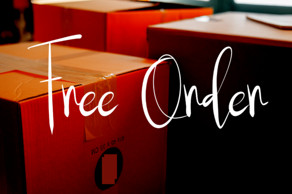 Redsea Font PNG with transparent background - Preview 4