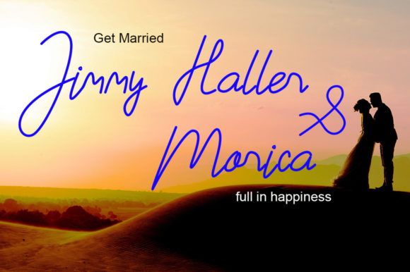 Simphony Signature Font PNG with transparent background - Preview 2