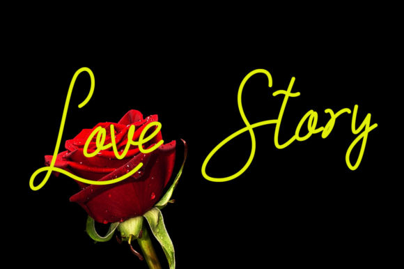 Simphony Signature Font PNG with transparent background - Preview 3
