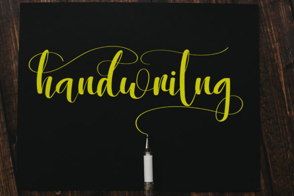 Smile Glowing Font PNG with transparent background - Preview 3