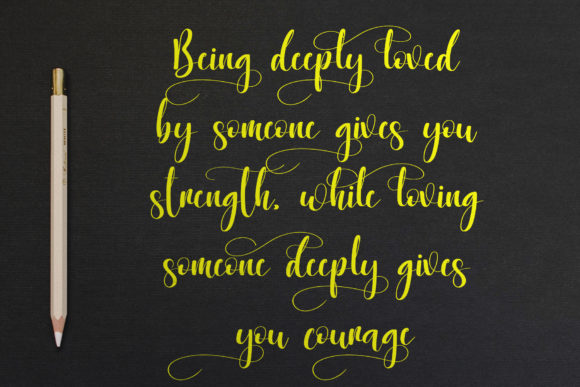 Smile Glowing Font PNG with transparent background - Preview 4