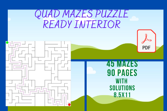 Square Mazes Interior for Kids, Graphic KDP Interiors By Sadia Design House