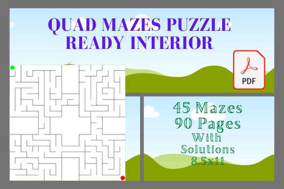 Square Mazes KDP Interior Grafika Wnętrza KDP Przez Sadia Design House