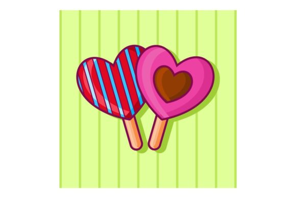 Heart Chocolate Icon for Valentine's Day