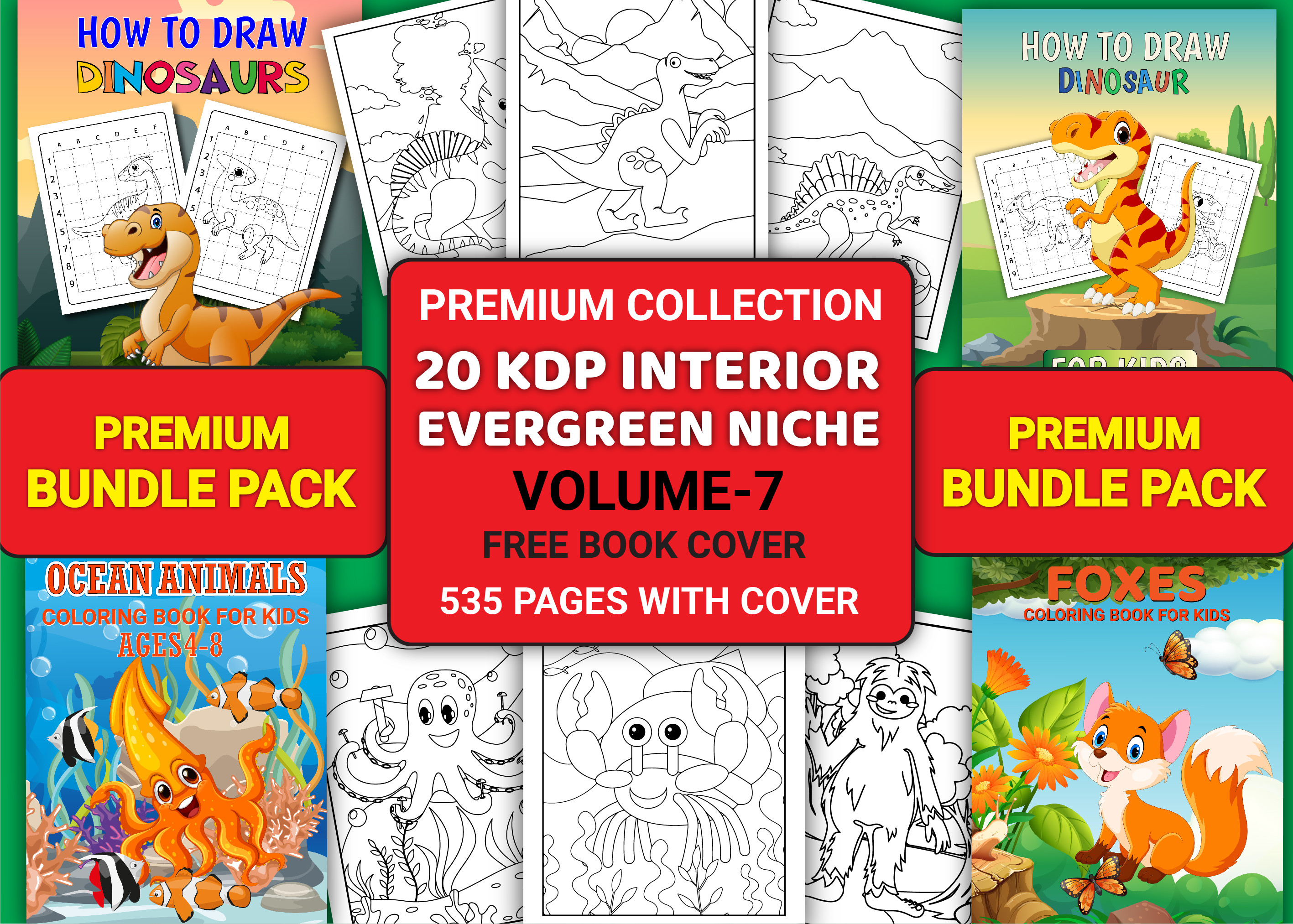 20 EVERGREEN KDP INTERIOR BUNDLE Graphic by Simran Store · Creative Fabrica
