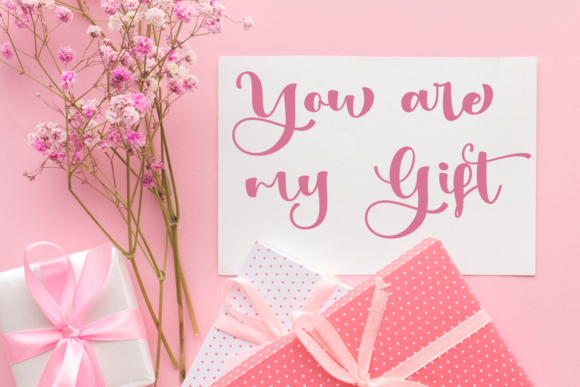 Bitterlove Font PNG with transparent background - Preview 6