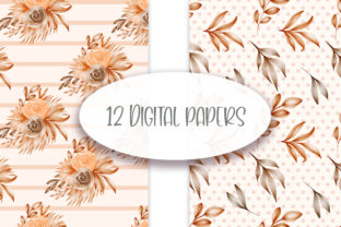 Boho Seamless Pattern Digital Papers Graphic by PinkPearly · Creative ...