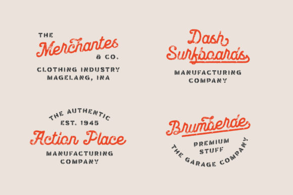 Brocades Font - Preview 4