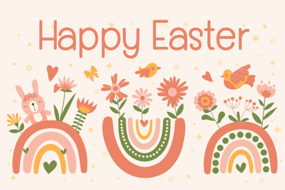 Easter Bunny Font - Preview 1