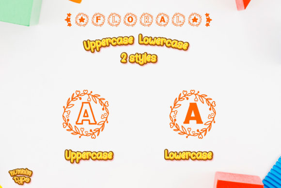 Floral Font - Preview 1