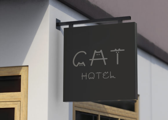Little Cat Font PNG with transparent background - Preview 3