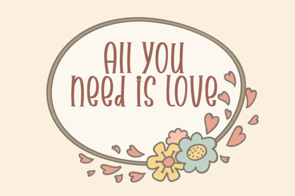 Love Amanda Font PNG with transparent background - Preview 4