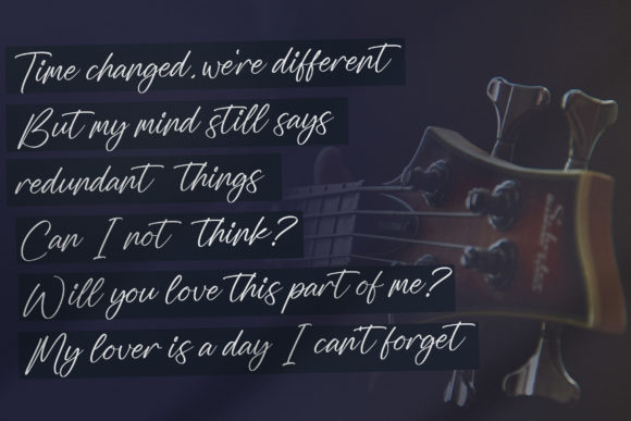 Musika Study Font PNG with transparent background - Preview 5