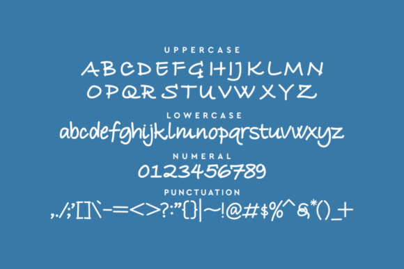 Snow Smile Font PNG with transparent background - Preview 3