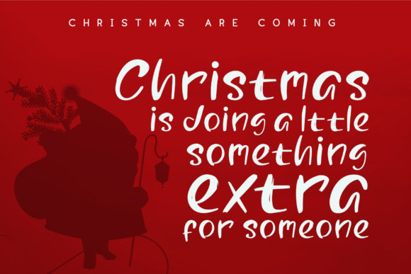 Christmas Are Coming Font - Preview 2