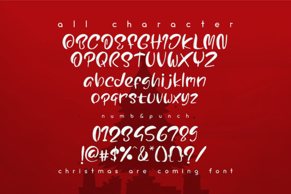 Christmas Are Coming Font - Preview 1