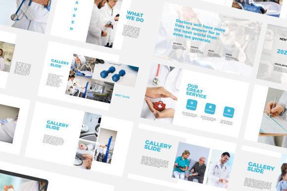 Preview of Lauren Medical - Powerpoint Templates