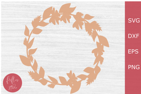 Monogram Frame Wreath Cricut Svg Graphics