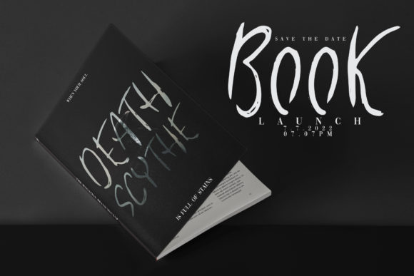 Silent Death Font PNG with transparent background - Preview 3