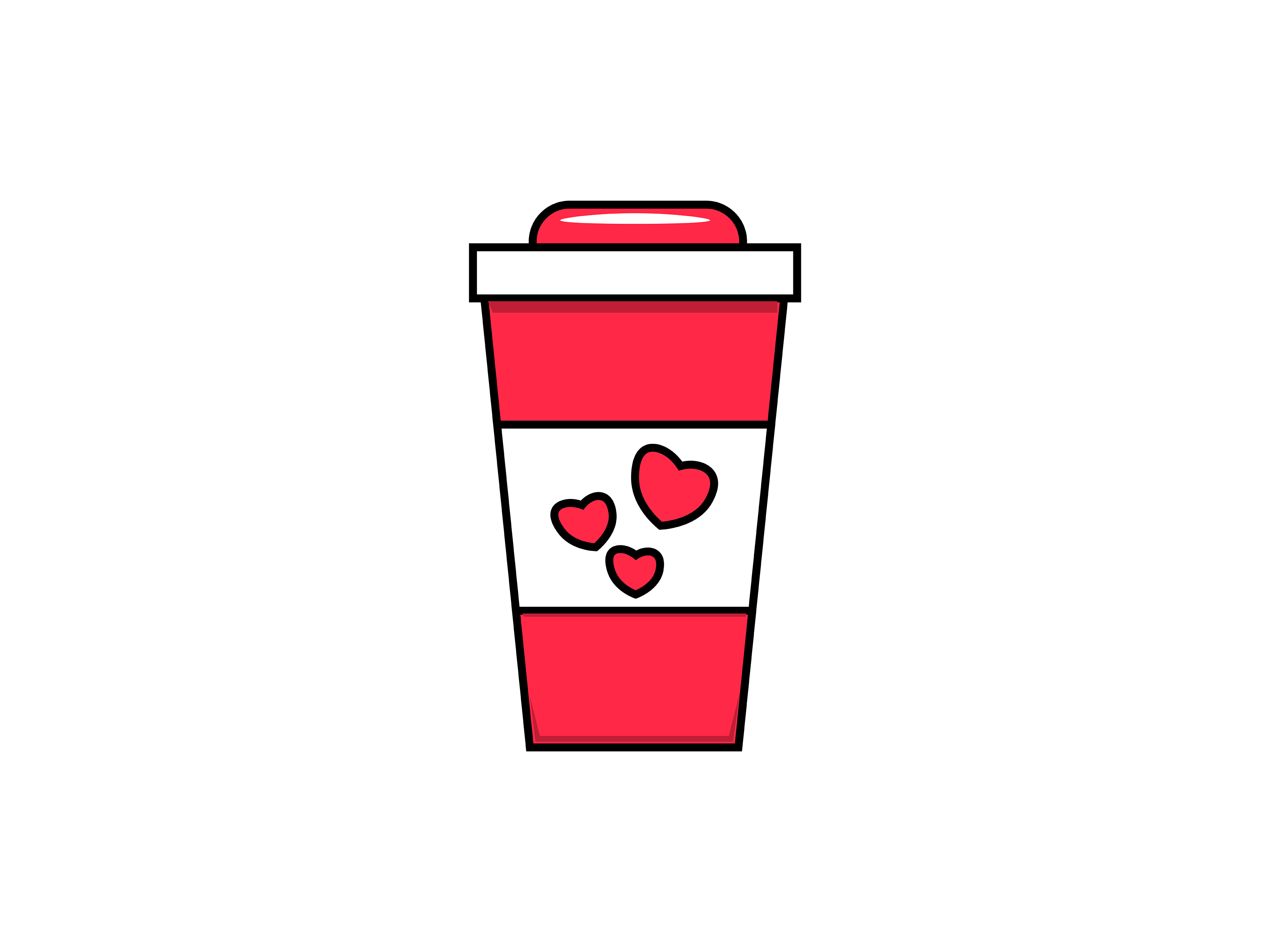 Valentines Drink Heart Ilustrations