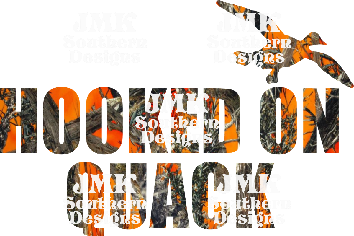 Quack Graphics Hooked on Quack Graphic by Jennifer McDow Kearney · Creative Fabrica