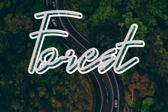 Black Visual Font - Preview 6