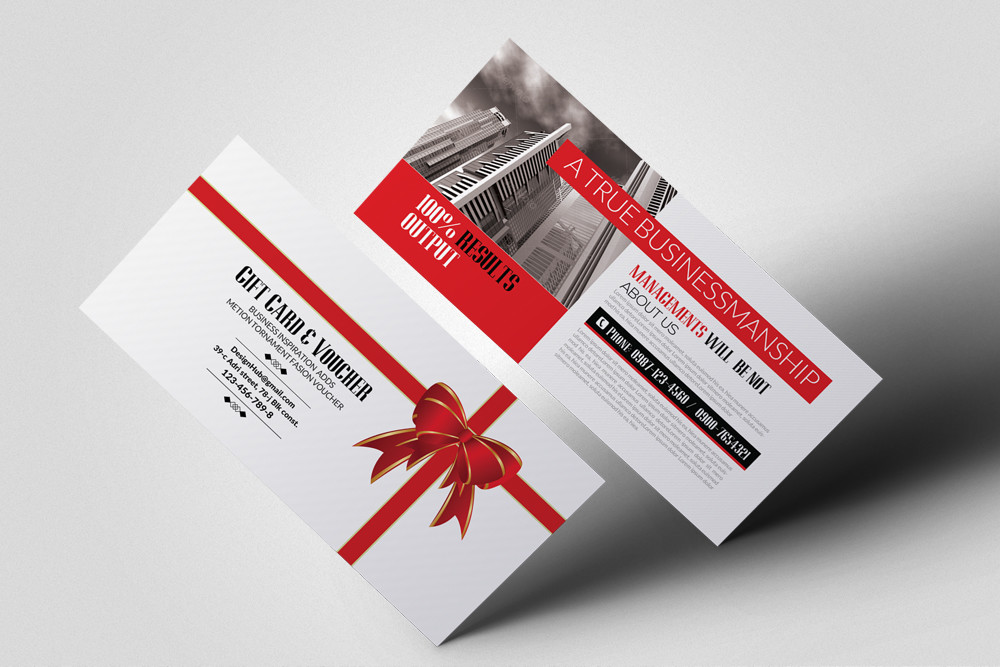 Business Gift Voucher Template