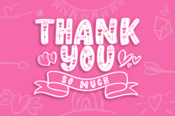 Candy Kisses Valentine Font - Preview 6